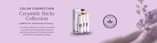 Penelope Natural Skincare Color Correction Ceramide Stick Collection
