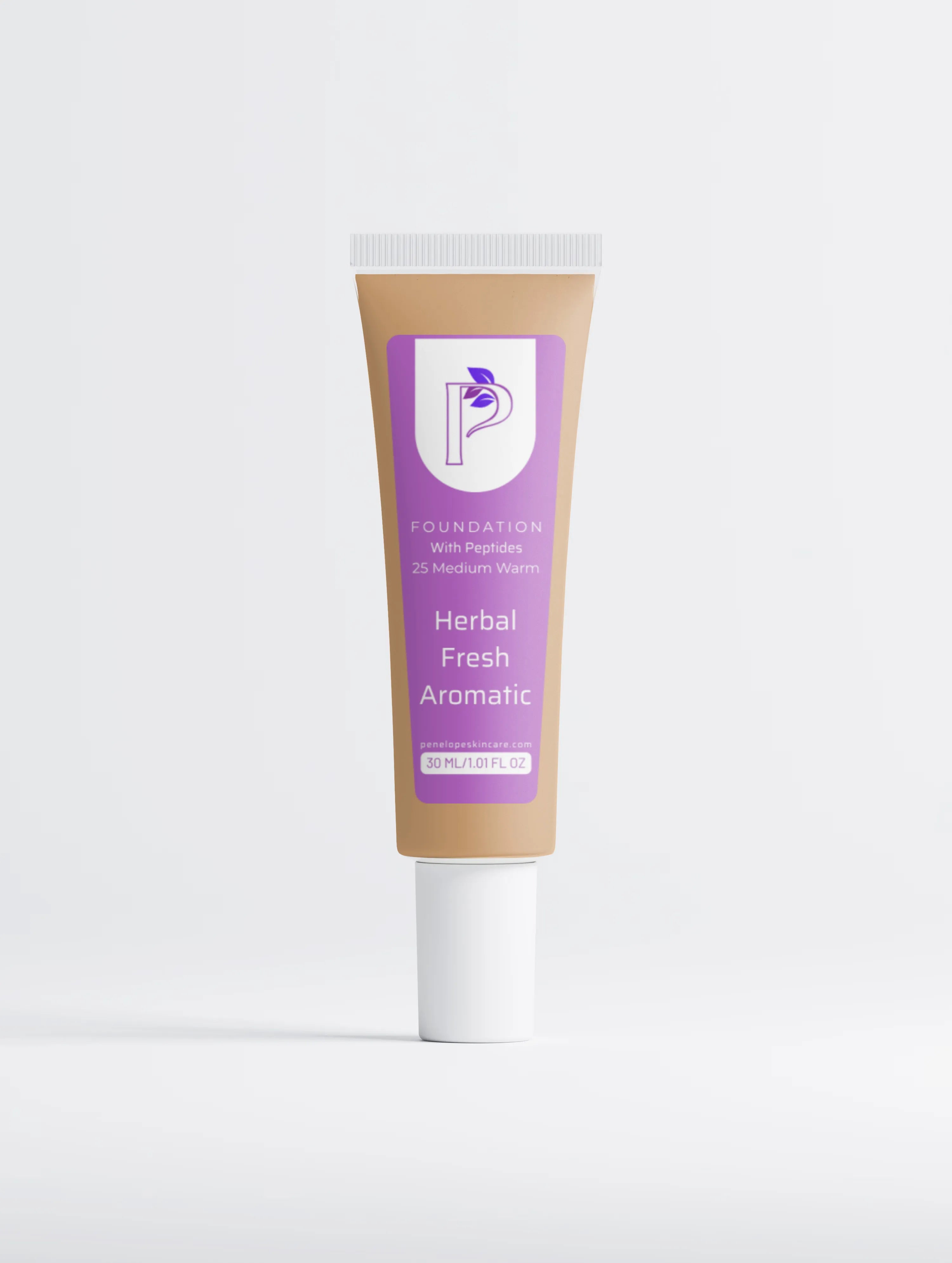 Foundation With Peptides 25 Medium Warm Bottle