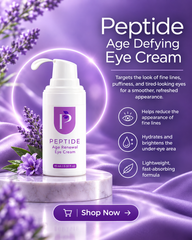 Peptide Eye Cream for Fine Lines & Crow's Feet – Natural Anti-Aging